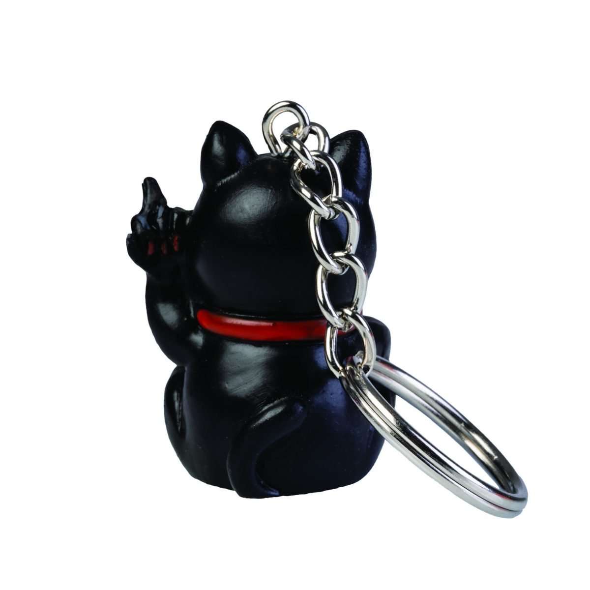 Rude Lucky Kitty Keychain - Image 4