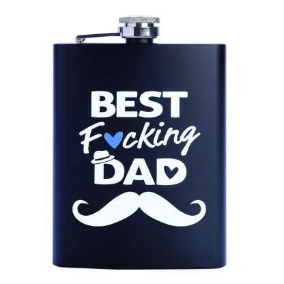 Best F*cking Dad Metal Flask