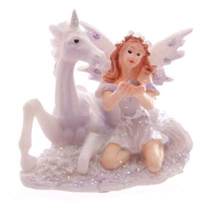 Lilac Glitter Flower Fairy & Unicorn World Figures - Image 10