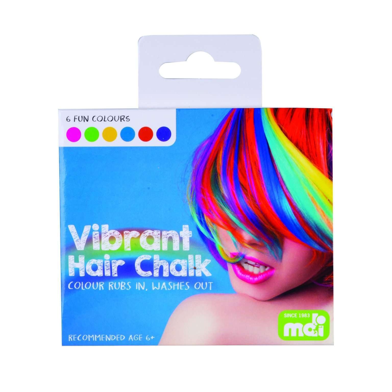 Vibrant Hair Chalk 6 Colours Carolina Trading