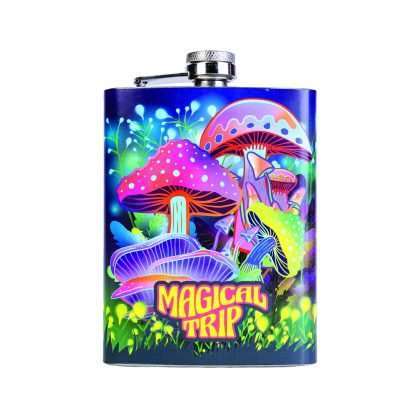 Mushroom Metal Flask