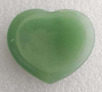 Green Aventurine Worry Stone Heart