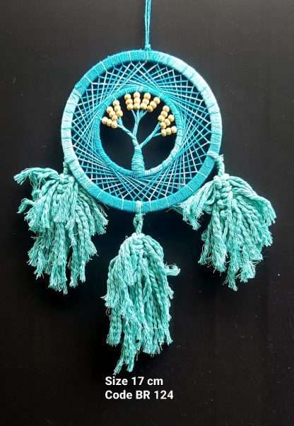 Dreamcatcher Teal Tree of Life 17cm