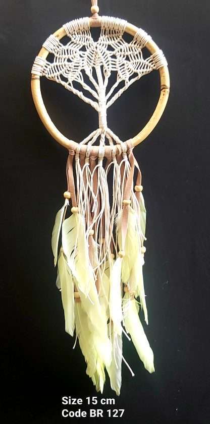 Dreamcatcher Natural Cotton Tree of Life 15cm