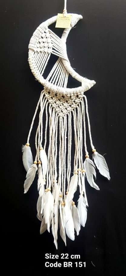 Dreamcatcher White Moon 22cm
