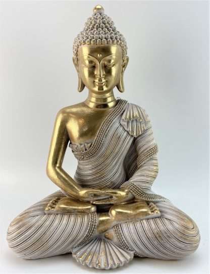Gold Meditating Buddha Statue