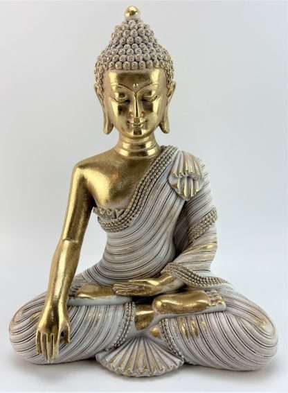Gold Meditating Buddha Statue