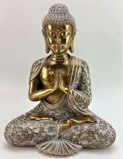 Gold Meditating Buddha Statue