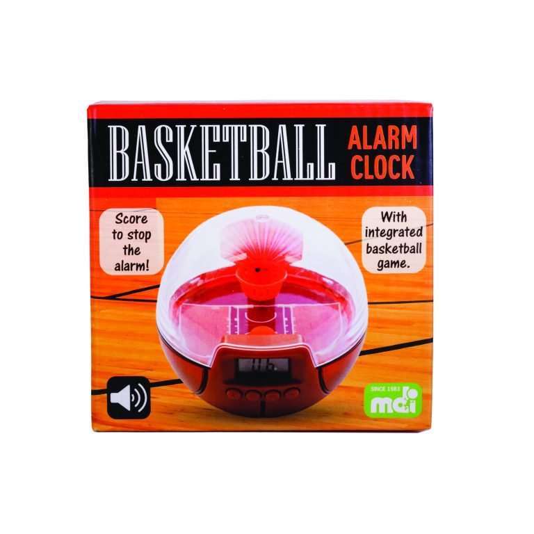 Basketball Sports Alarm Clock with sound Carolina Trading