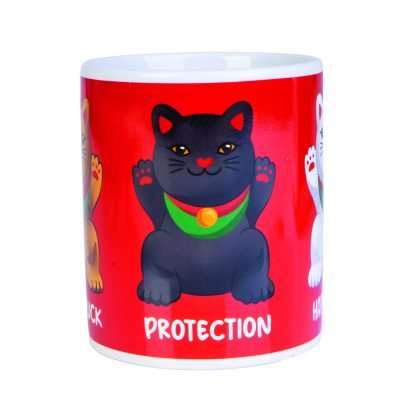 Lucky Kitty Coffee Mug - Image 2