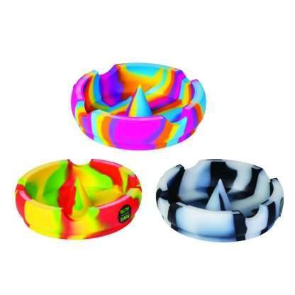 Glow-In-The-Dark Spike Silicone Ashtray - Image 2