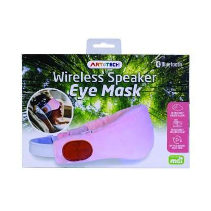 Wireless Speaker Eye Mask Pink