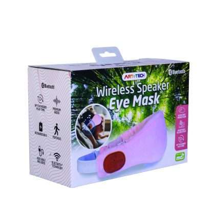 Wireless Speaker Eye Mask Pink - Image 6