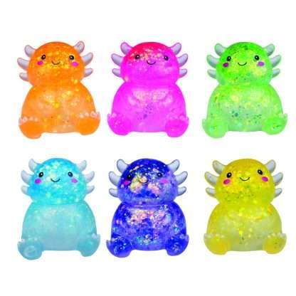 Squishy Glitter Axolotl - Image 2