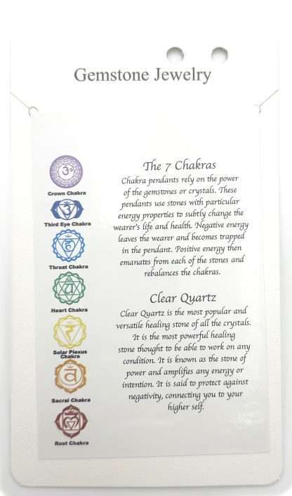 Chakra Keyring Clear Quartz - Image 3
