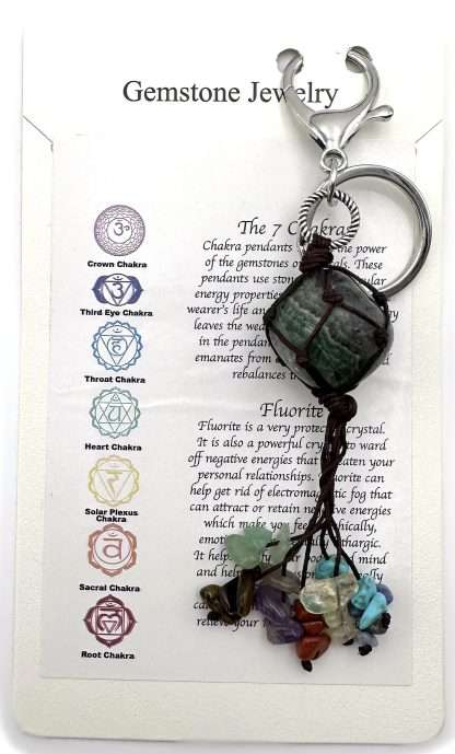 Chakra Keyring Fluorite