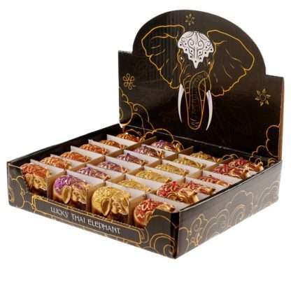 Mini Metallic Glitter Lucky Elephant Collectable - Image 2