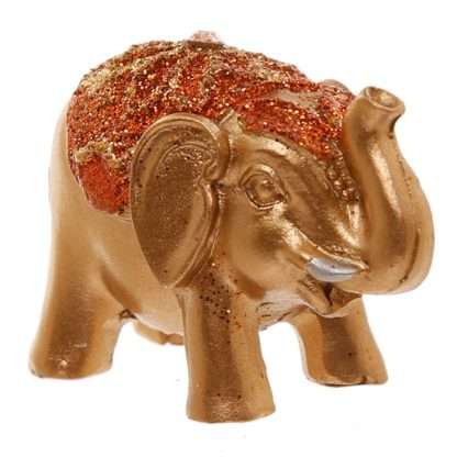 Mini Metallic Glitter Lucky Elephant Collectable - Image 3