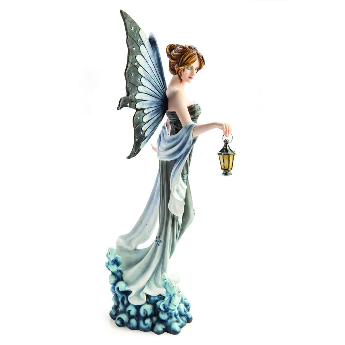 Large Lightup Star Fairy with Lantern Figurine Carolina Trading