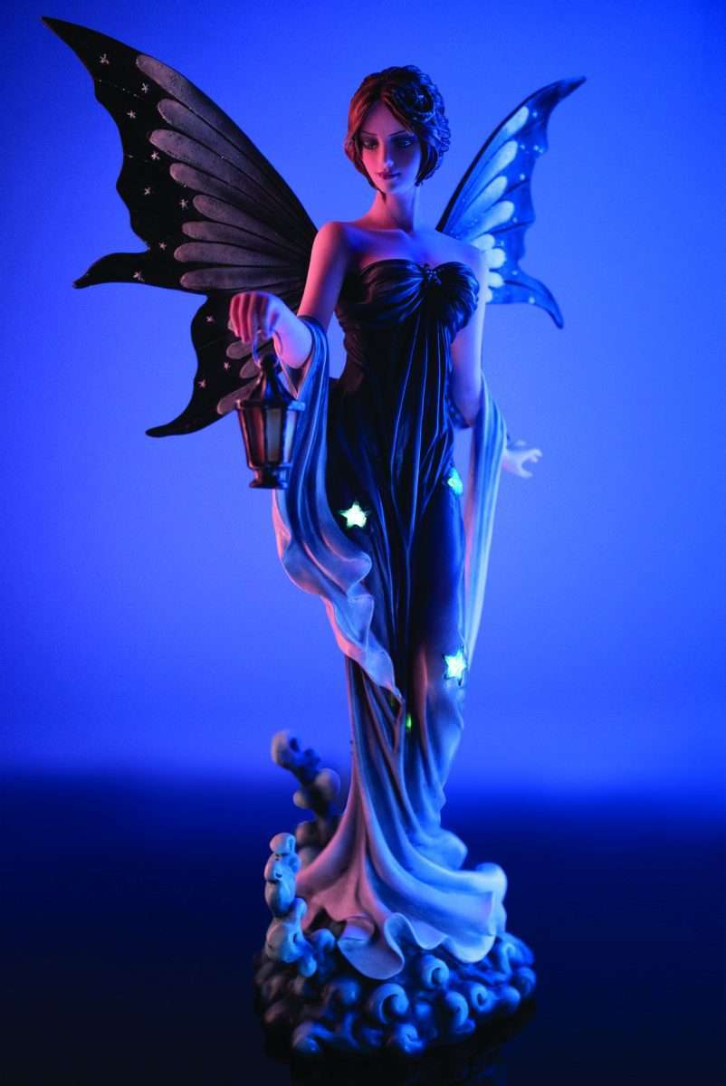 Large Lightup Star Fairy with Lantern Figurine Carolina Trading