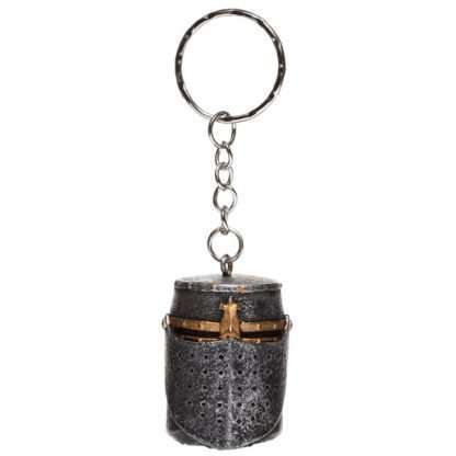 Medieval Knight Helmet Keyring - Image 5