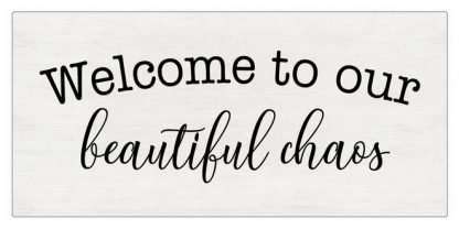 Wall Art on MDF Beautiful Chaos 30x60cm