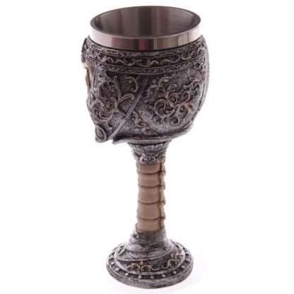 Decorative Skull Warrior Goblet - Image 2