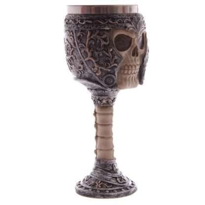 Decorative Skull Warrior Goblet - Image 4