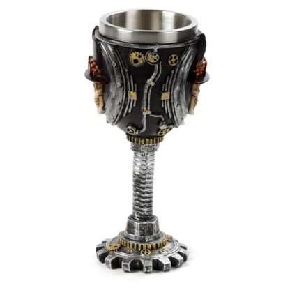 Decorative Steampunk Skull Goblet - Image 3