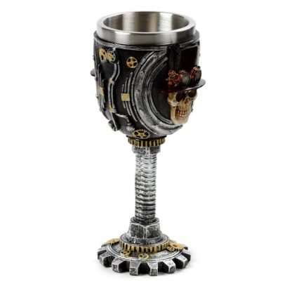 Decorative Steampunk Skull Goblet - Image 4