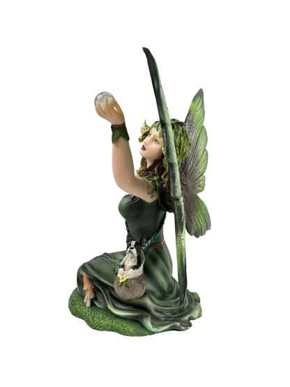 Fairy Holding Glass Ball with Dog - Image 5
