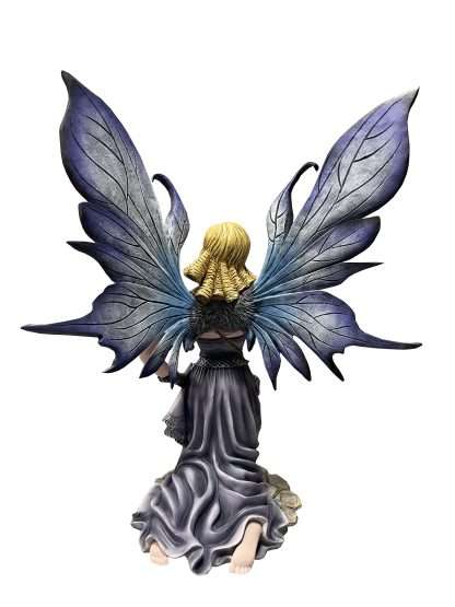 Kneeling Fairy with Dragon Saddlebag - Image 3