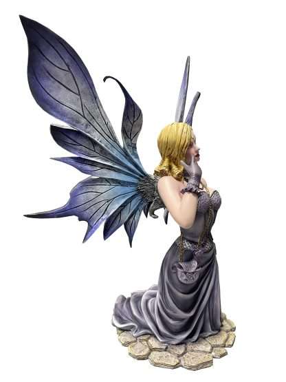 Kneeling Fairy with Dragon Saddlebag - Image 5