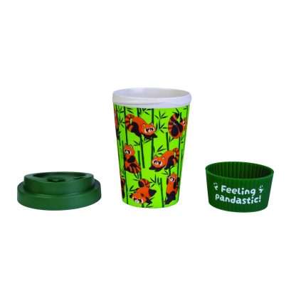 Red Panda Eco-to-Go Bamboo Cup - Image 2