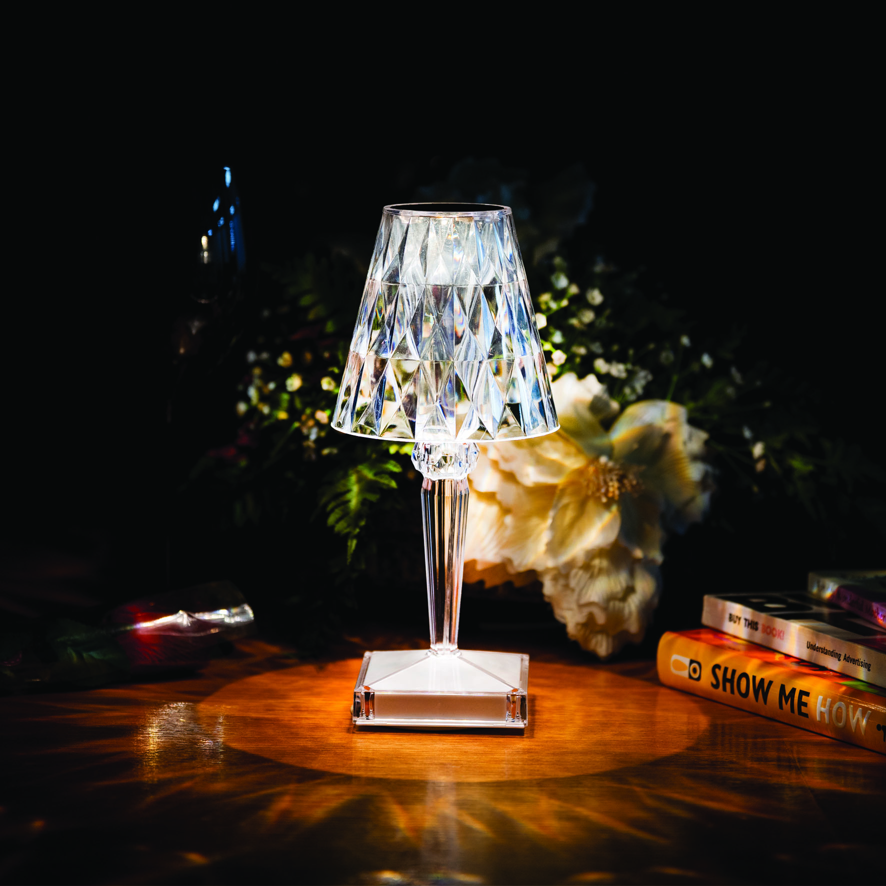 Sparkling Crystal Touch Lamp Shade - Image 3