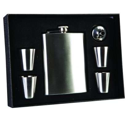 Flask Set with Four Shot Glasses - Image 2