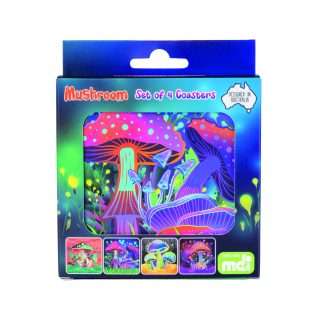 Mushroom Coasters Set