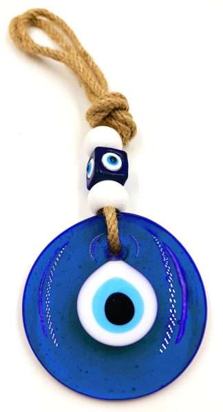 Turkish Glass Evil Eye Wall Hanging