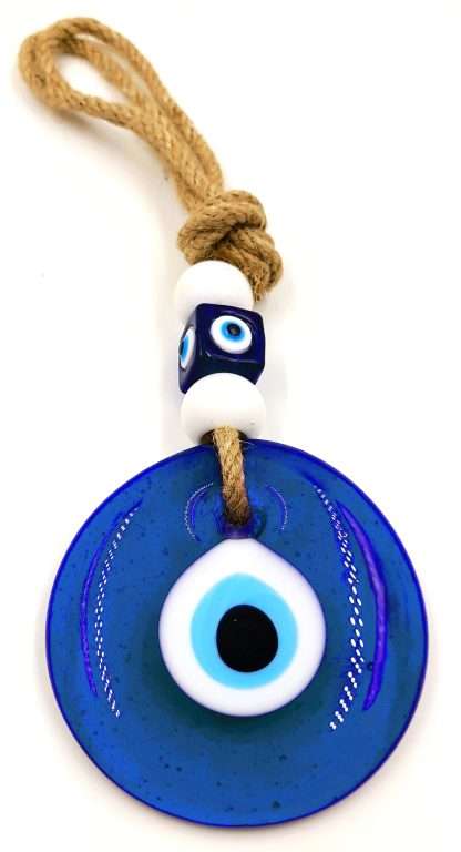 Turkish Glass Evil Eye Wall Hanging
