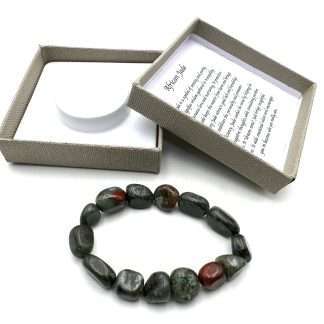 Large Beaded Bracelet African Jade