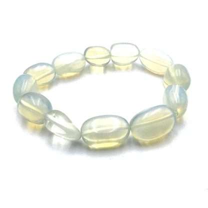 Large Beaded Bracelet Opalite - Image 2