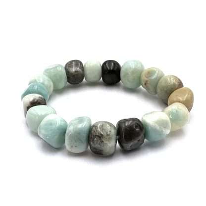 Large Beaded Bracelet Amazonite - Image 2