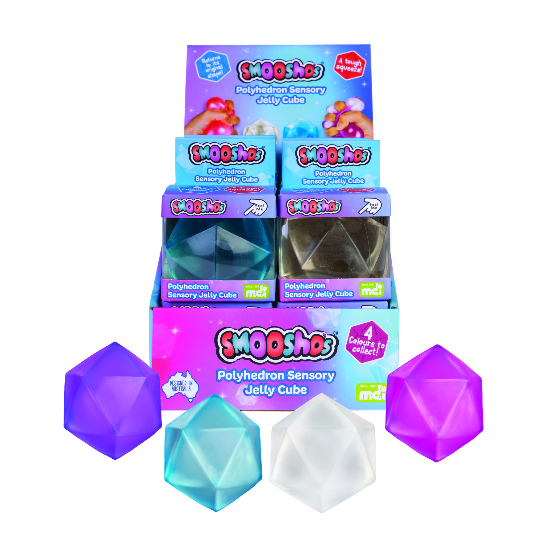 Smoosho's Polyhedron Jelly Cube Squishy