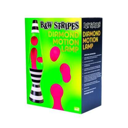Black & White Stripes Diamond Motion Lamp - Image 4