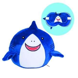 Smoosho's Pals Travel Shark Mask & Pillow