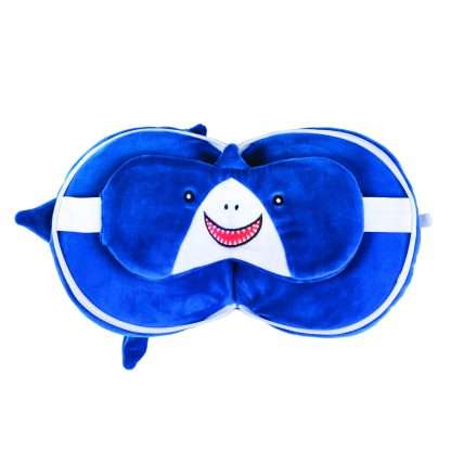Smoosho's Pals Travel Shark Mask & Pillow - Image 2