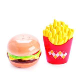 Flavour Mates Burger & Fries Salt & Pepper Set
