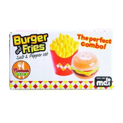 Flavour Mates Burger & Fries Salt & Pepper Set - Image 5