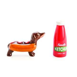 Flavour Mates Sausage Dog & Ketchup Salt & Pepper Set