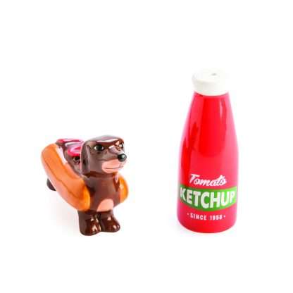 Flavour Mates Sausage Dog & Ketchup Salt & Pepper Set - Image 2